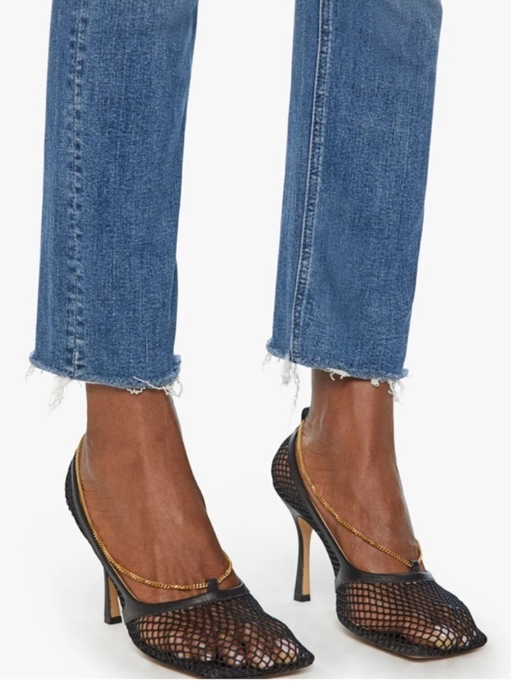 MOTHER The Mid Rise Dazzler Ankle Fray Jean Weekend Warrior- 27 - Picture 3 of 10